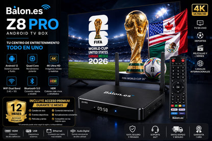 📺 TV Box 2026  + 12 Meses de IP /TV Acceso Premium Incluidos🎁