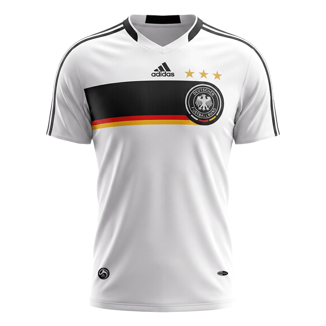 Camiseta retro de fútbol local de Alemania 2008