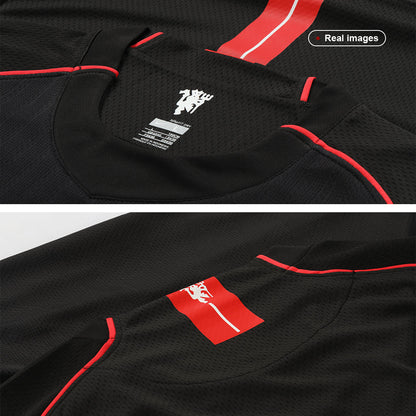 Camiseta retro de fútbol visitante del Manchester United 2007/08