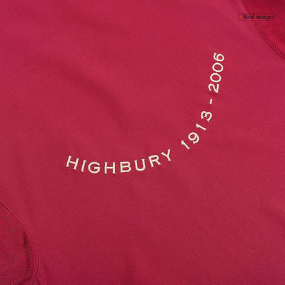 Camiseta retro de fútbol local del Arsenal 2005/06