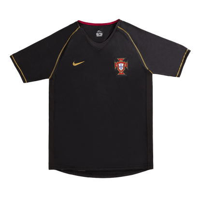 Camiseta retro de fútbol de visitante de Portugal 2006