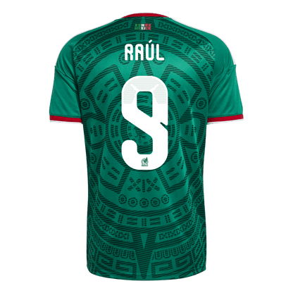 Camiseta de 1ª equipación hombre México Raúl #9 Copa Mundial 2026