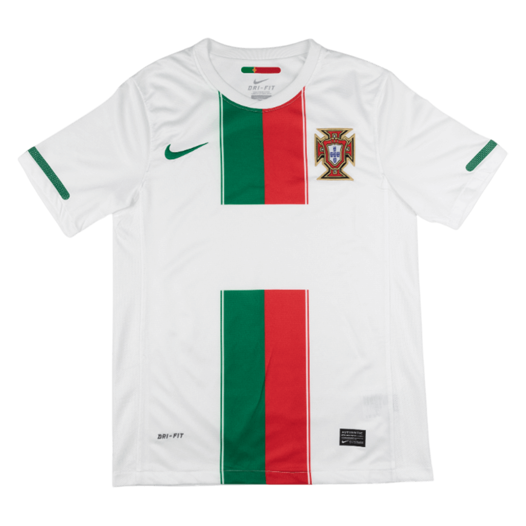Camiseta retro de fútbol de visitante de Portugal 2010