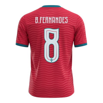 Camiseta de local de Portugal B. FERNANDES #8 para el Mundial 2026 (hombre)