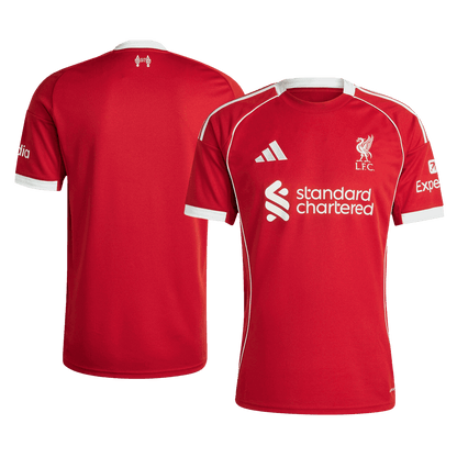 Camiseta de fútbol local del Liverpool 2025/26 roja