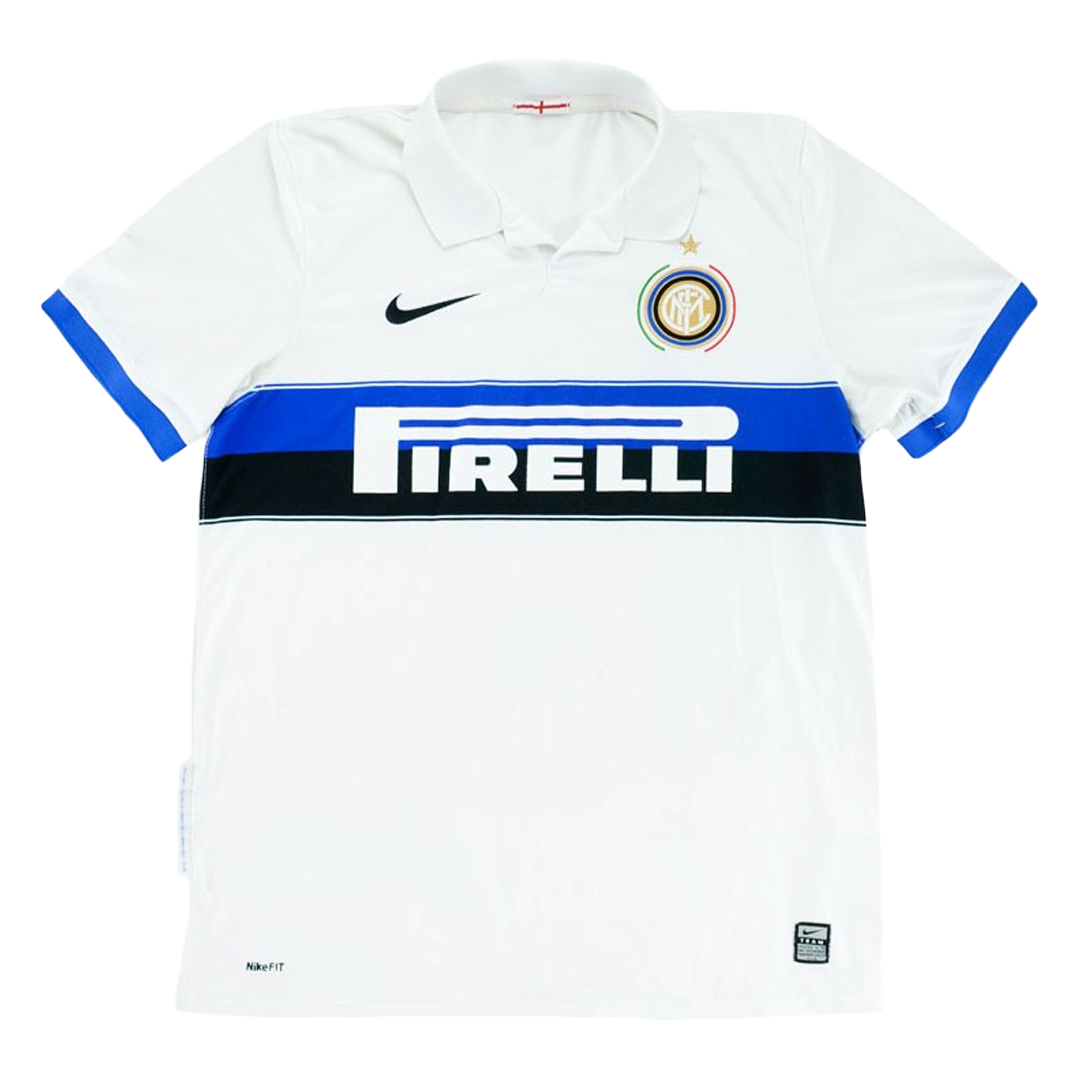 Camiseta retro de fútbol visitante del Inter de Milán 2009/10