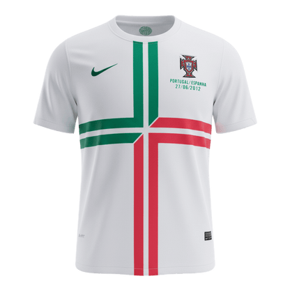 Camiseta retro de fútbol de visitante de Portugal 2012