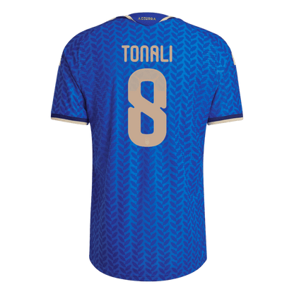 Camiseta de local de Italia TONALI #8 para hombre, Copa Mundial 2026 - Corte ajustado