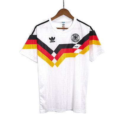 Camiseta retro de fútbol local de Alemania de 1990