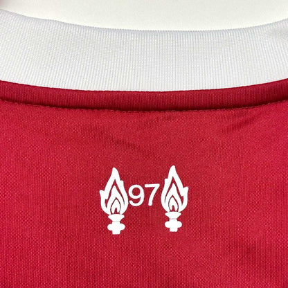 Camiseta de fútbol local del Liverpool 2025/26 roja
