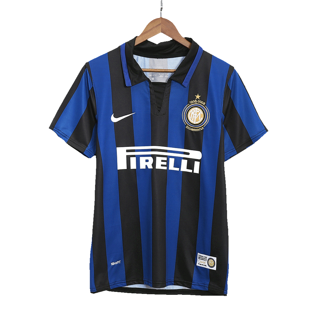 Camiseta retro de fútbol local del Inter de Milán 2007/08