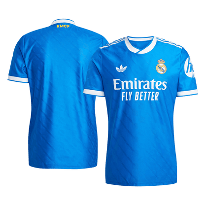 Camiseta de fútbol de la tercera equipación del Real Madrid 2025/26 auténtica