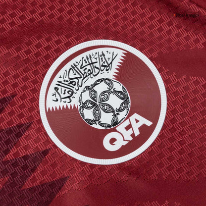 Camiseta de local de Qatar para hombre, versión Mundial 2026 - Corte ajustado