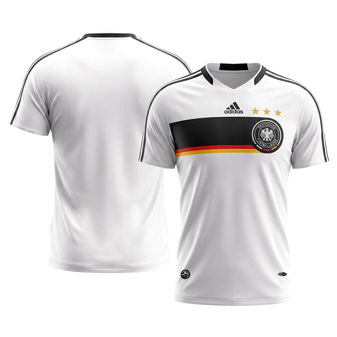 Camiseta retro de fútbol local de Alemania 2008