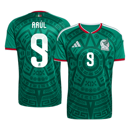 Camiseta de 1ª equipación hombre México Raúl #9 Copa Mundial 2026