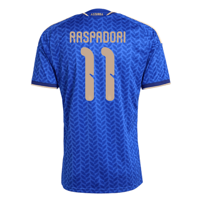 Camiseta de local de Italia para hombre, RASPADORI, número 11, Copa del Mundo 2026