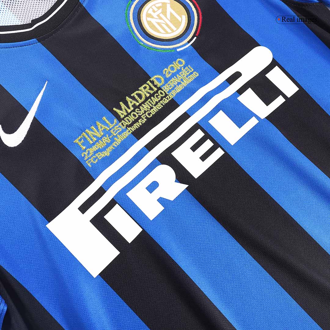 Camiseta retro de fútbol local del Inter de Milán 2009/10 - Final de la UCL