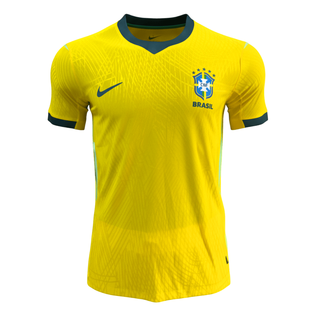 Camiseta de local de Brasil para hombre, versión Mundial 2026 - Corte ajustado