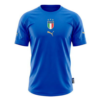 Camiseta retro de fútbol local de Italia 2004