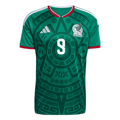 Camiseta de 1ª equipación hombre México Raúl #9 Copa Mundial 2026