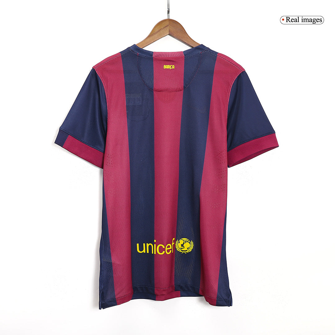 Camiseta de fútbol retro del Barcelona 2014/15 local