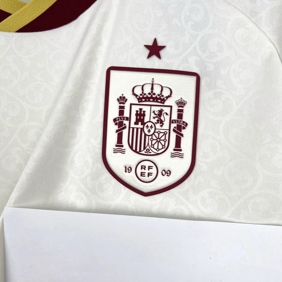 Camiseta de visitante de España para el Mundial 2026, color blanco.
