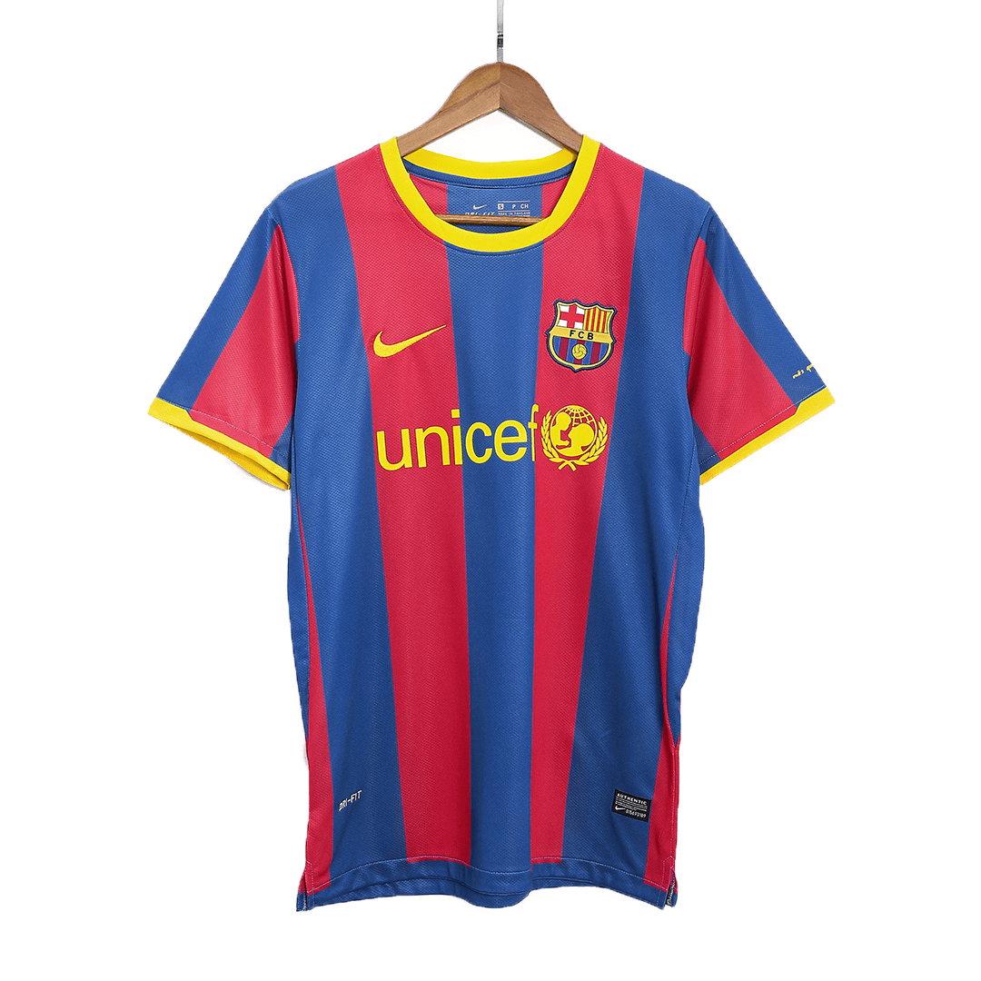 Camiseta de fútbol retro de local del Barcelona 2010/11