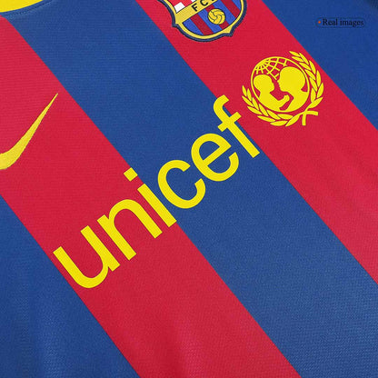 Camiseta de fútbol retro de local del Barcelona 2010/11